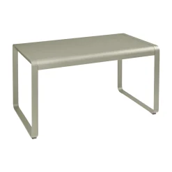 Fermob Rechteckiger Tisch Bellevie Metall Beige / 140 X 80 Cm - Metall - Muskat Store