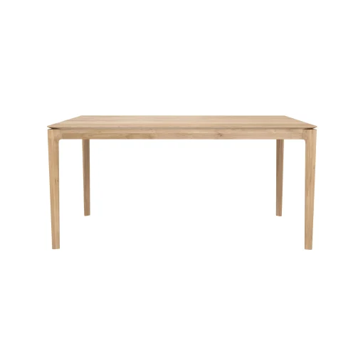 Ethnicraft Rechteckiger Tisch Bok Holz Natur / Eiche Massiv  - 180 X 90 Cm / 8 Personen - Eiche Natur Discount