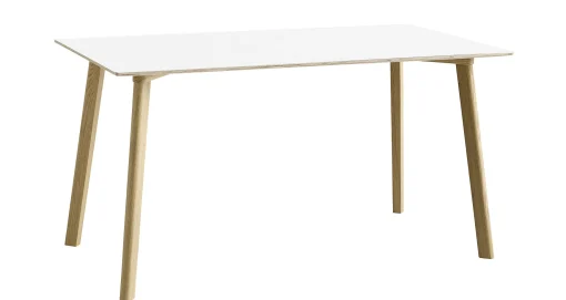 Hay Rechteckiger Tisch Copenhague Cph Deux 210 Weis Holz Natur / 140 X 75 Cm - Buche Natur - Weis New