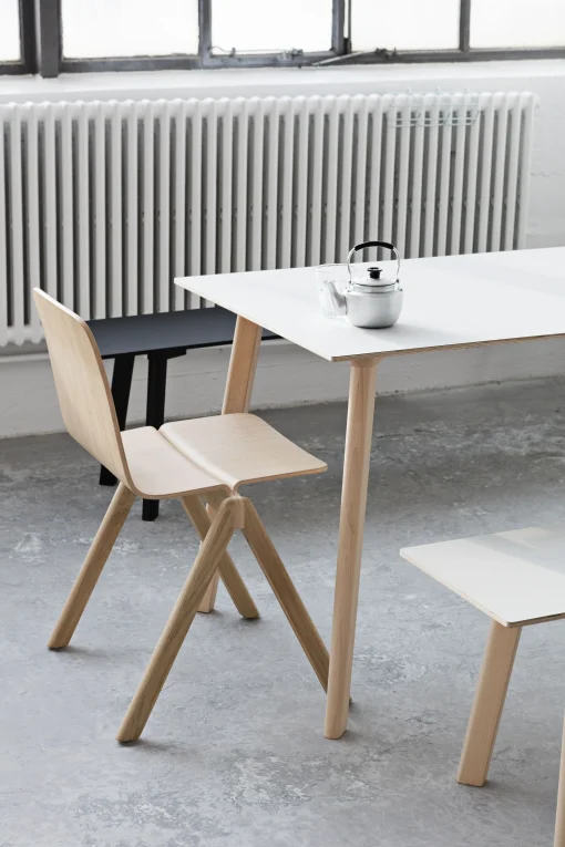 Hay Rechteckiger Tisch Copenhague Cph Deux 210 Weis Holz Natur / 140 X 75 Cm - Buche Natur - Weis New