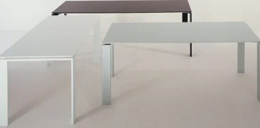 Kartell Rechteckiger Tisch Four Metall - Schwarz Best Sale