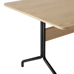 &tradition Rechteckiger Tisch Pavilion Av18 Holz Natur / Holz - 160 X 90 Cm - Eiche - Schwarz Cheap