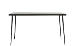 House Doctor Rechteckiger Tisch Slated Holz/ Mangobaumholz - 140 X 80 Cm - Holz Dunkel - Schwarz Online