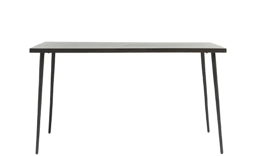 House Doctor Rechteckiger Tisch Slated Holz/ Mangobaumholz - 140 X 80 Cm - Holz Dunkel - Schwarz Online