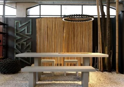Zeus Rechteckiger Tisch Tommaso Outdoor Metall Grau / 180 X 90 Cm - Stahl Lackiert - Zementgrau Best