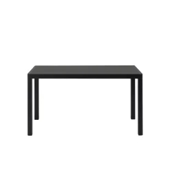 Muuto Rechteckiger Tisch Workshop Holz / Linoleum - 130 X 65 Cm - Schwarz Outlet