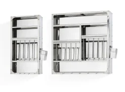 Hay Regal Indian Medium Metall / Geschirrschrank - L 40 Cm X H 78 Cm - Stahl Best