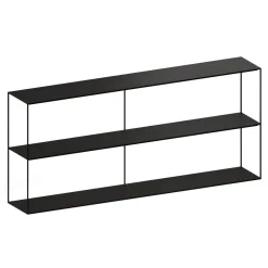 Zeus Regal Slim Irony Metall Schwarz / Konsole - L 180 X H 64 Cm - Kupfer-Schwarz Shop