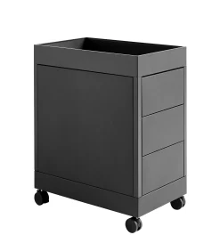 Hay Rollcontainer New Order Metall Grau / 3 Schubladen - Kohle Cheap