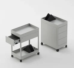 Hay Rollcontainer New Order Metall Grau / 3 Schubladen - Kohle Cheap