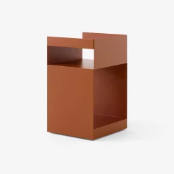 &tradition Rollcontainer Rotate Sc73 Metall Orange Braun / 35 X 35 X H 59 Cm - Stahl - Terracotta Best