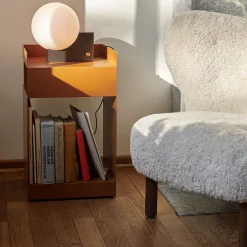 &tradition Rollcontainer Rotate Sc73 Metall Orange Braun / 35 X 35 X H 59 Cm - Stahl - Terracotta Best
