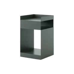 &tradition Rollcontainer Rotate Sc73 Metall Grun Grau / 35 X 35 X H 59 Cm - Stahl - Grunblau Hot