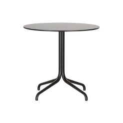 Vitra Runder Tisch Belleville Outdoor Holz / O 79,6 Cm - Massivlaminat - Schwarz Cheap