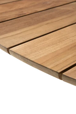 Ethnicraft Runder Tisch Circle Outdoor Holz Natur / - O 163 Cm / 6 Personen - Teak Outlet