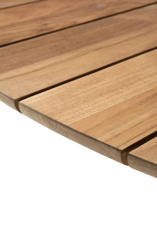 Ethnicraft Runder Tisch Circle Outdoor Holz Natur / - O 163 Cm / 6 Personen - Teak Outlet
