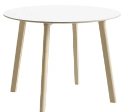 Hay Runder Tisch Copenhague Cph Deux 220 Weis Holz Natur / O 98 Cm - Buche Natur - Weis Shop