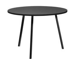 Hay Runder Tisch Loop Metall Plastikmaterial/ O 105 Cm - Schwarz Discount