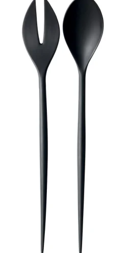 Normann Copenhagen Salatbesteck Krenit Plastikmaterial- Schwarz Hot