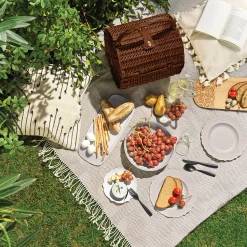 Alessi Salatschussel Dressed En Plein Air Plastikmaterial Grau / Melamin - Warmes Grau Sale