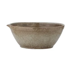 Bloomingville Salatschussel Lani Keramik/ Mit Ausguss O 35,5 X H 14 Cm - Braun Cheap