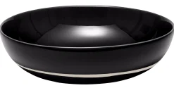 Maison Sarah Lavoine Salatschussel Sicilia Keramik Schwarz Grose L / O 33 Cm - Rettich/ Schwarz - Weis Store