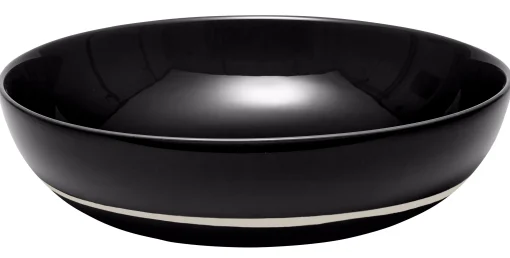 Maison Sarah Lavoine Salatschussel Sicilia Keramik Schwarz Grose L / O 33 Cm - Rettich/ Schwarz - Weis Store