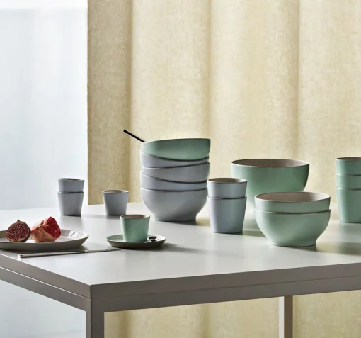 Alessi Salatschussel Tonale Keramik Grau / O 33 Cm - Hellgrau Best