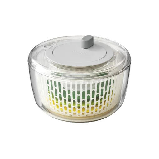 Joseph Joseph Salatzubereitungsset Multi-Prep Plastikmaterial Grun Transparent / 4-In-1: Salatschleuder, Spiralschneider, Küchenmesser Und Reibe - Gelb - Grun - Transparent Fashion