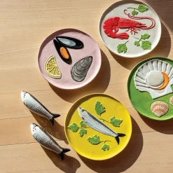 & klevering Salz- Und Pfeffer-Set Sardine Keramik Weis - Schwarz - Weis Best