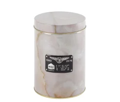 Diesel living with Seletti Schachtel Alumarble Round Metall Rosa Beige / Metall In Marmoroptik - Gold - Hellrosa Marmoriert Clearance