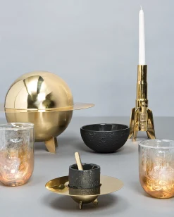 Diesel living with Seletti Schachtel Cosmic Diner - Lunar Metall Gold - Messing/ Glanzend Shop