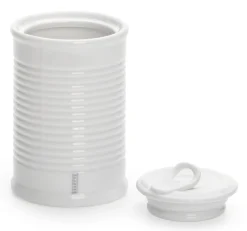 Seletti Schachtel Estetico Quotidiano Keramik Klein / Zuckerdose - O 7 Cm X H 11 Cm - Weis Clearance