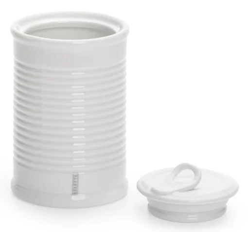 Seletti Schachtel Estetico Quotidiano Keramik Klein / Zuckerdose - O 7 Cm X H 11 Cm - Weis Clearance
