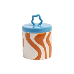 & klevering Schachtel Liquid Keramik / O 10.5 X H 15 Cm - Keramik - Orange Online