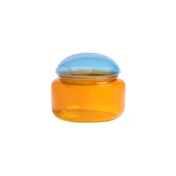 & klevering Schachtel Puffy Glas Bunt / O 11.5 X H 10 Cm - Glas - Blau - Orange Flash Sale