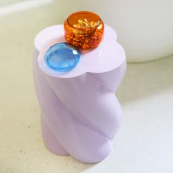 & klevering Schachtel Puffy Glas Bunt / O 11.5 X H 10 Cm - Glas - Blau - Orange Flash Sale