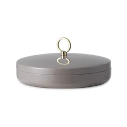 Normann Copenhagen Schachtel Ring Large Metall Beige / O 15,5 X H 7 Cm - Stahl - Gold - Taupe Cheap