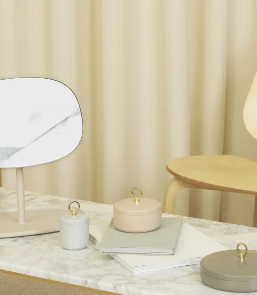 Normann Copenhagen Schachtel Ring Large Metall Beige / O 15,5 X H 7 Cm - Stahl - Gold - Taupe Cheap