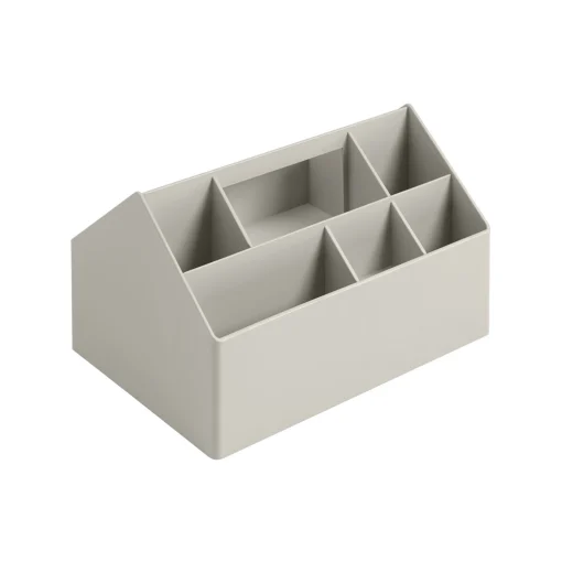 Muuto Schachtel Sketch Plastikmaterial/ 26 X 17,5 Cm - Recycling-Kunststoff - Grau Outlet