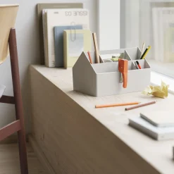 Muuto Schachtel Sketch Plastikmaterial/ 26 X 17,5 Cm - Recycling-Kunststoff - Grau Outlet