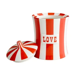 Jonathan Adler Schachtel Vice - Love Keramik Rot / Porzellan - O 13 X H 17 Cm - Rot - Weis Store