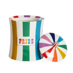 Jonathan Adler Schachtel Vice - Pride Keramik / Porzellan - O 13 X H 17 Cm - Bunt Cheap