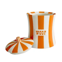 Jonathan Adler Schachtel Vice - Woof Keramik Orange / Porzellan - O 16 X H 20 Cm - Orange - Weis Hot