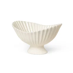 Ferm Living Schale Fountain Keramik/ Tafelaufsatz - 41 X 30 X H 24 Cm - Weis Cheap