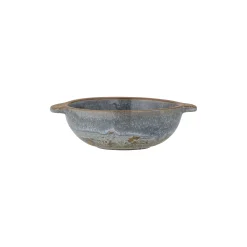 Bloomingville Schale Hariet Keramik Blau / Keramik - O 12,5 X H 4 Cm - Blau - Natur Fashion