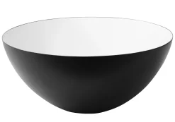 Normann Copenhagen Schale Krenit Metall Weis Schwarz O 12,5 Cm - Schwarz - Weis Discount