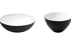 Normann Copenhagen Schale Krenit Metall Weis Schwarz O 12,5 Cm - Schwarz - Weis Discount