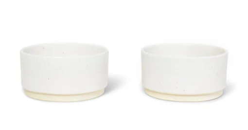 Frama Schale Otto Medium Keramik/ 2Er Set - Weis New