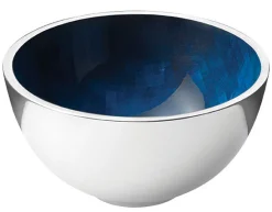 Stelton Schale Stockholm Horizon Keramik Blau Metall / O 10 Cm X H 5 Cm - Blau - Metall Clearance